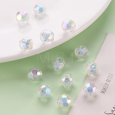 Transparent Acrylic Beads TACR-S152-04B-SS2113-1