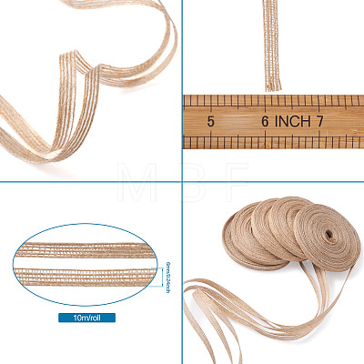 Burlap Fabric Ribbon OCOR-TAC0006-30A-1