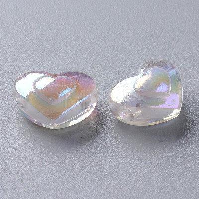 Transparent Acrylic Beads TACR-S152-08B-06-1