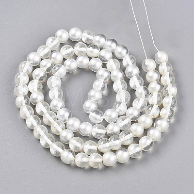 Baking Paint Transparent Glass Beads X1-DGLA-N011-10mm-01-1