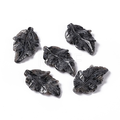 Natural Black Labradorite Pendants X-G-I336-01-16-1