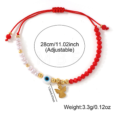 304 Stainless Steel Charm Bracelets LS-PB8493-2-1