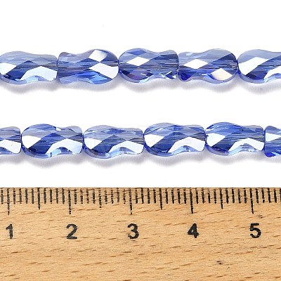 Electroplate Glass Beads Strands EGLA-P066-01A-AB05-1