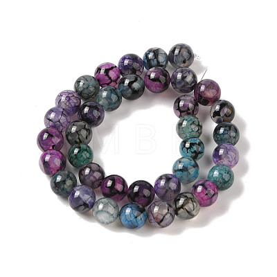 Natural Dragon Veins Agate Bead Strands X-G-NH0013-B01-02-1