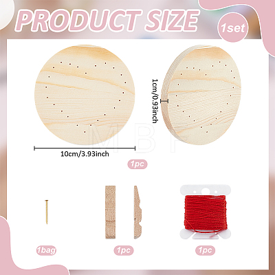 1Bag DIY String Art Kits DJEW-WR0001-22C-1