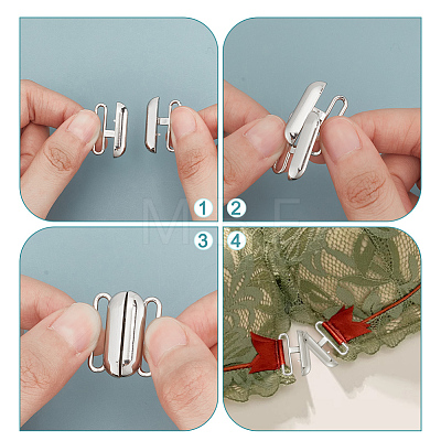   12Pcs 3 Colors Alloy Bikini Clips FIND-PH0018-50-1