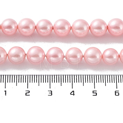 Shell Pearl Bead Strands BSHE-L025-06-8mm-1