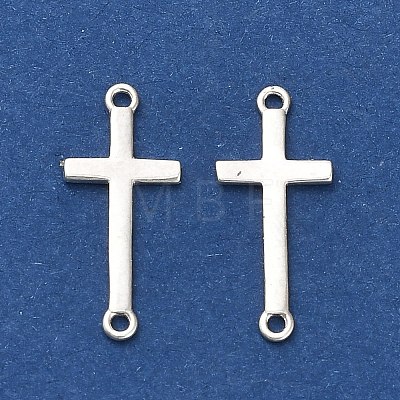 925 Sterling Silver Religion Connector Charms STER-NH0001-83S-1
