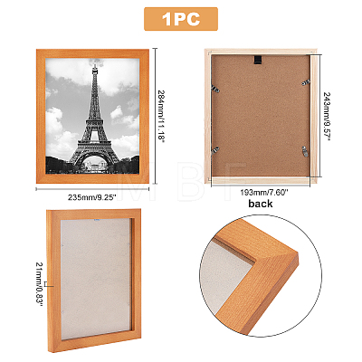 Wood Picture Frame DJEW-WH0050-08E-1