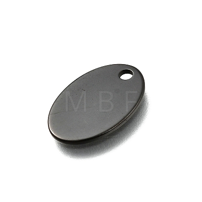 Ion Plating(IP) 304 Stainless Steel Stamping Blank Tag Pendants STAS-S028-02B-1