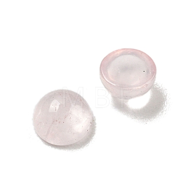 Natural Rose Quartz Cabochons G-H309-03-58-1