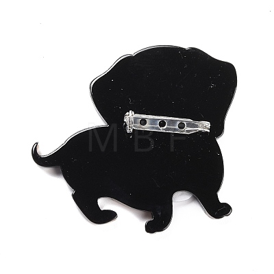 Fashion Dog Acrylic Badge JEWB-C013-10-1