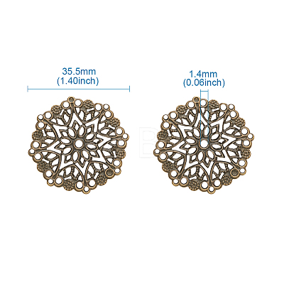 Iron Filigree Joiners Links IFIN-TAC001-01AB-1