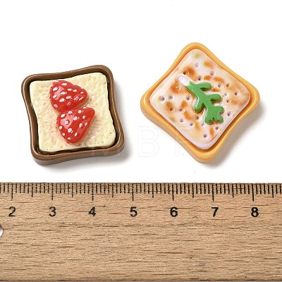 Toast Bread Theme Resin Decoden Cabochons RESI-Q231-04-1