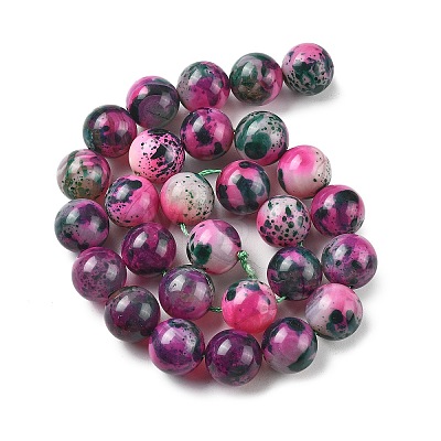 Natural Multi-Color Agate Beads Strands G-A261-B15-14mm-1