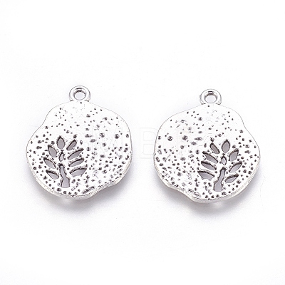 Tibetan Style Alloy Pendants LS-TIBEP-A14120-AS-FF-1