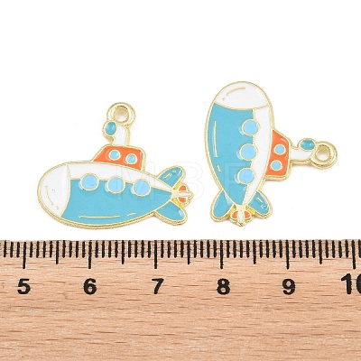 Alloy Enamel Pendants FIND-E057-01L-1