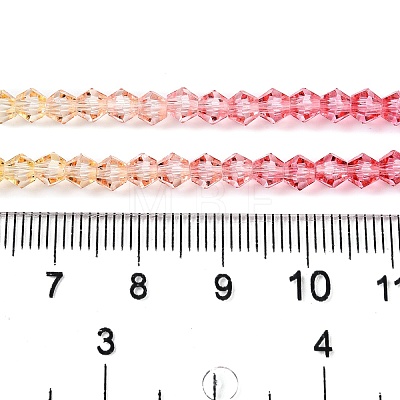 Gradient Color Baking Painted Glass Bead Strands X1-DGLA-A039-T2mm-A02-1