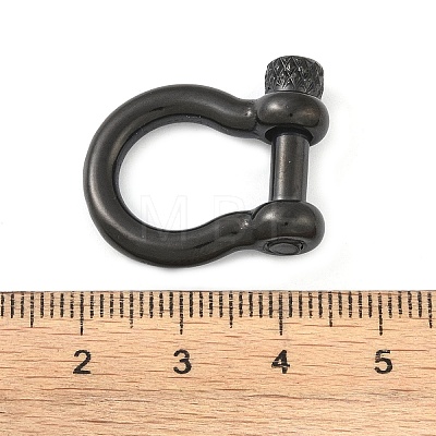 Ion Plating(IP) 304 Stainless Steel Screw D-Ring Anchor Shackle Clasps STAS-E452-43B-1