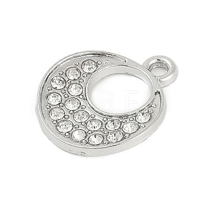 Alloy Micro Pave Rhinestone Pendants FIND-K020-15P-1