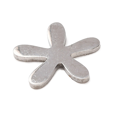 Flower 304 Stainless Steel Cabochons STAS-Z197-02P-1