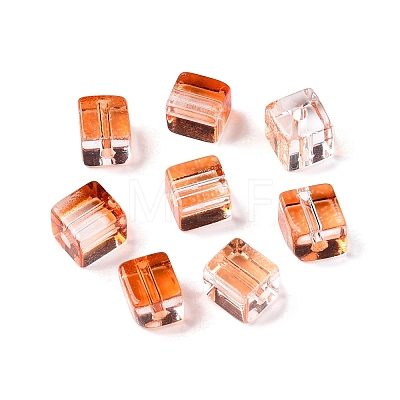 Baking Paint Transparent Glass Beads X1-DGLA-N005-01A-08-1