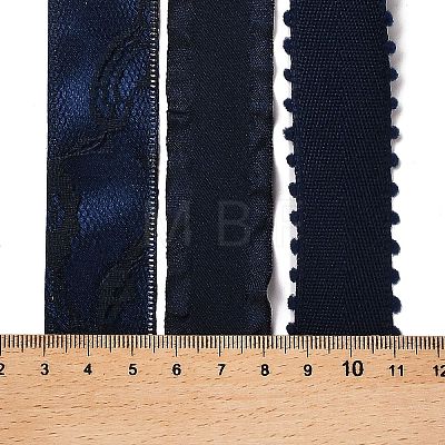 9 Yards 3 Styles Polyester Ribbon SRIB-A014-F04-1