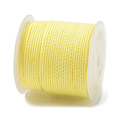 20M Polyester Braided Cord for Jewelry Making OCOR-G015-04A-18-1