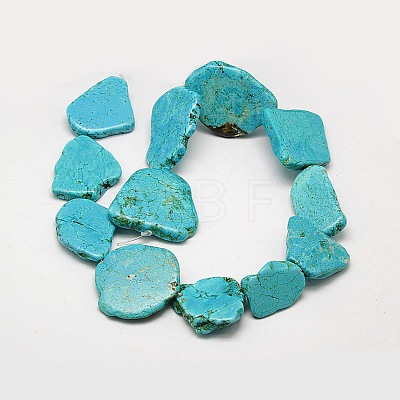 Nuggets Natural Magnesite Beads Strands G-N0132-25-1