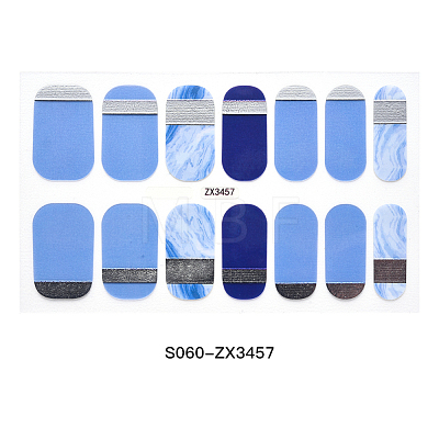 Full Cover Nombre Nail Stickers MRMJ-S060-ZX3457-1