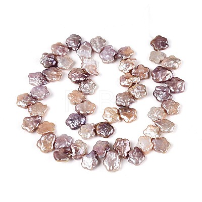 Natural Baroque Keshi Pearl Beads Strands PEAR-S020-A04-02-1