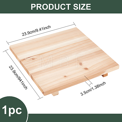 Square Wood Boards TOOL-WH0053-23-1
