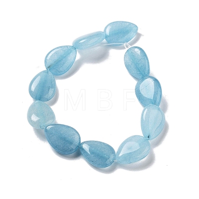 Natural Quartz Imitation Aquamarine Beads Strands G-P528-L09-01-1