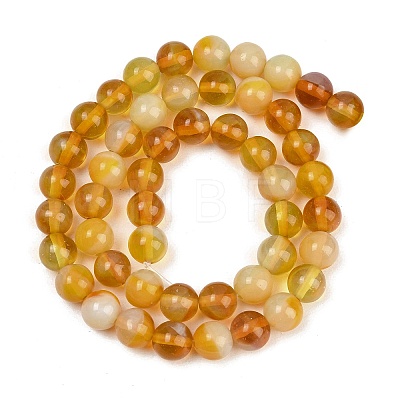 Handmade Lampwork Beads Strand LAMP-B056-8mm-08-1