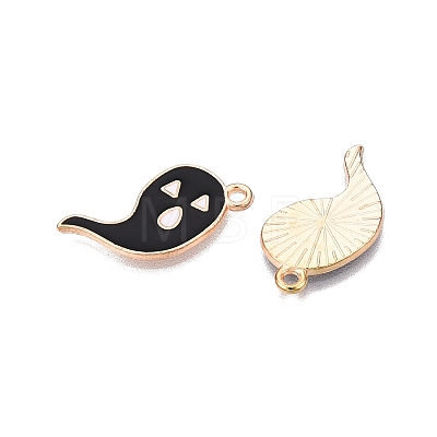 Halloween Theme Alloy Enamel Pendants PALLOY-N176-40B-RS-1