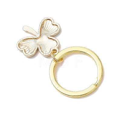 Clover Alloy Enamel Pendant Keychain KEYC-JKC01132-1