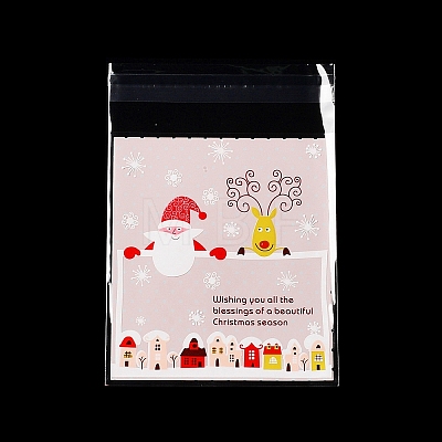 Christmas Theme Plastic Bakeware Bag OPP-Q004-03I-1