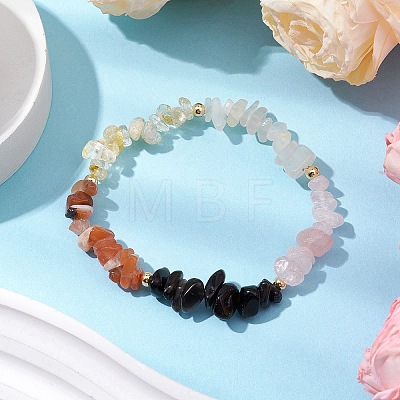 Scorpio Guardian Gemstone Stretch Bracelets BJEW-JB11108-10-1