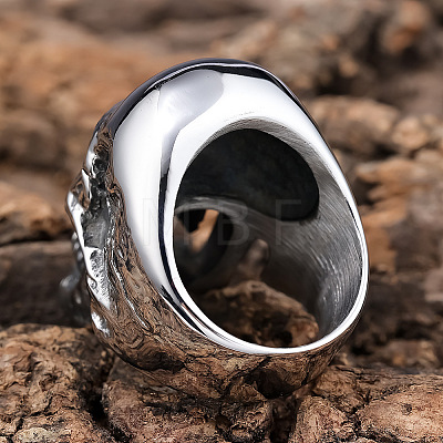 Skull 304 Stainless Steel Finger Rings for Men FS-WGF2445-03-1