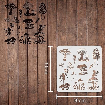 Plastic Reusable Drawing Painting Stencils Templates DIY-WH0172-305-1