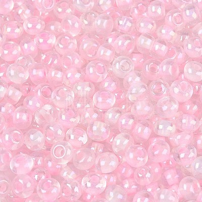 FGB Inside Colours Transparent Glass Seed Beads SEED-T009-01J-1