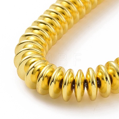 Electroplated Non-magnetic Synthetic Hematite Beads Strands G-C006-04G-1