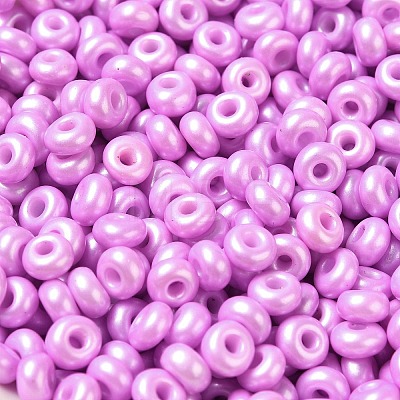 Baking Paint Luster Glass Seed Beads X1-SEED-B001-04A-07-1