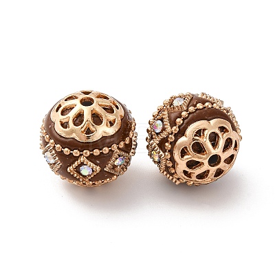 Handmade Resin Indonesia Beads IPDL-E010-20-A-03KCG-1