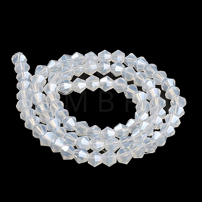 Imitation Jade Electroplate Glass Beads Strands EGLA-A039-J2mm-A05-1