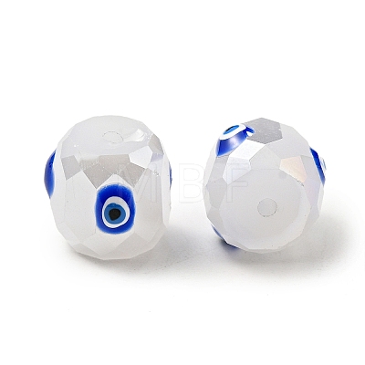 Opaque Glass Beads GLAA-F121-02E-1