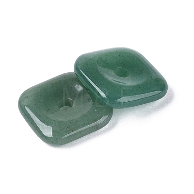 Natural Green Aventurine Pendants G-Q602-02G-1