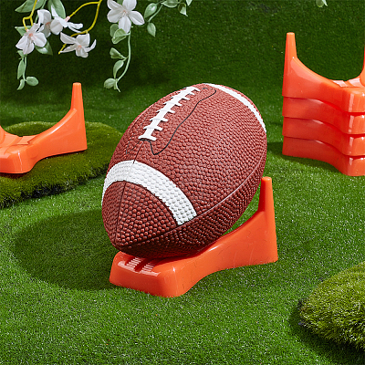 6Pcs PP Plastic Rugby Holders AJEW-WH0752-346-1