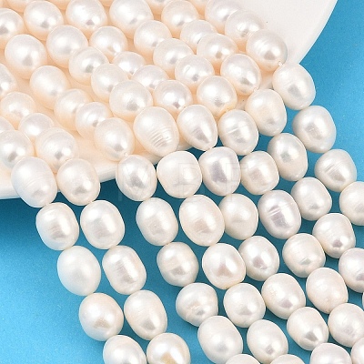 Natural Cultured Freshwater Pearl Beads Strands PEAR-F020-24C-1