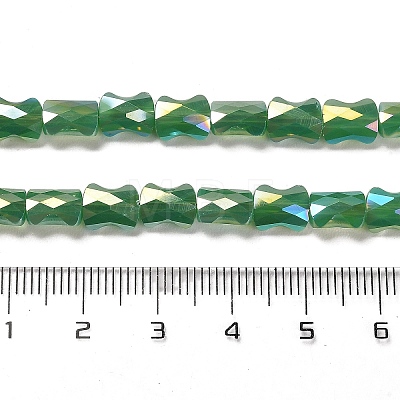 AB Color Plate Glass Beads Strands EGLA-P051-06B-C04-1